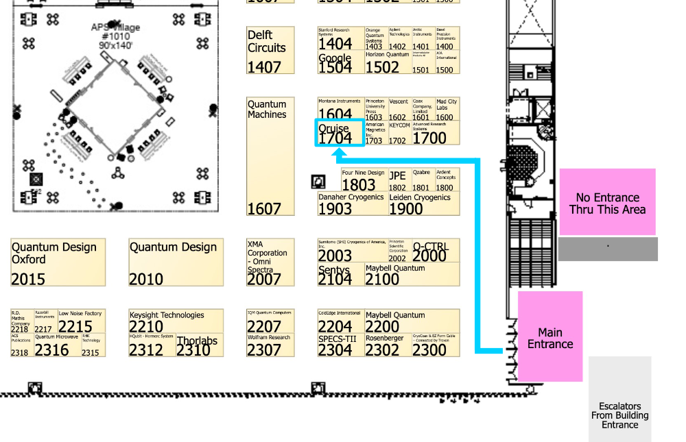 Booth location detail