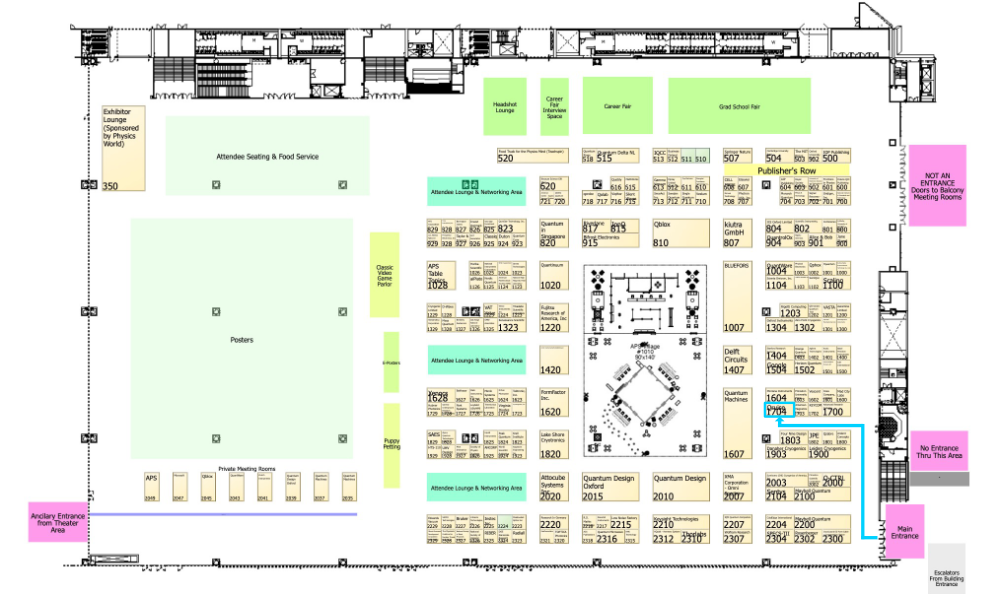 Booth location overview