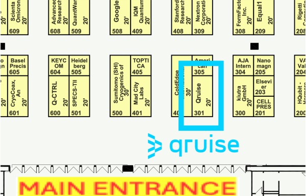 Qruise booth location, zoomed in