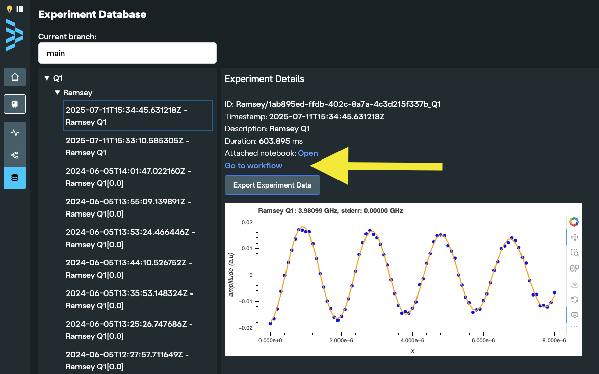 backlink to workflow viewer from experiment viewer