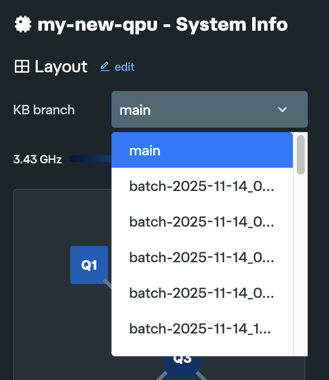 branch selector